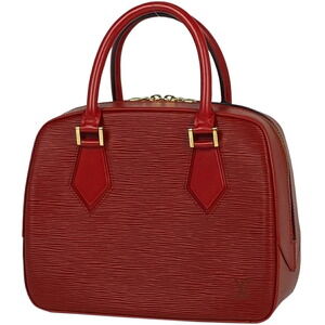 Louis Vuitton Sablon Handbag Epi Leather Castilian Red